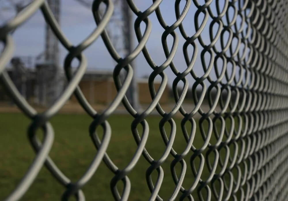 Galvanized Chain link fence_mesh