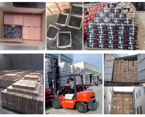 loading of galvanized steel nail