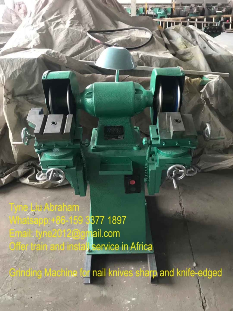 Grinding Machine for nail knives sharp and knife-edged by Amigo Machinery